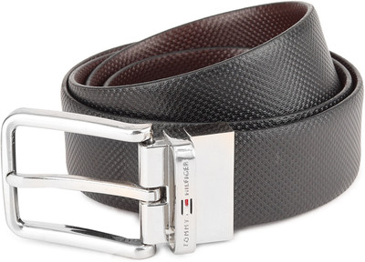

Tommy Hilfiger Men Formal Black, Brown Genuine Leather Reversible Belt
