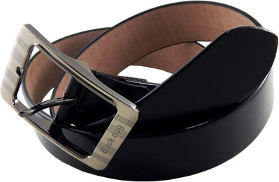 

BlackDog Men Casual, Formal Black Genuine Leather Belt