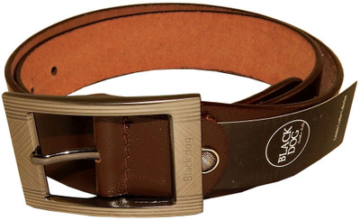 

Blackdog Men Formal, Casual Brown Genuine Leather Belt