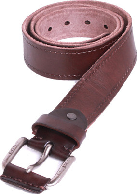 

BlackBuck Men Casual Brown Genuine Leather Belt