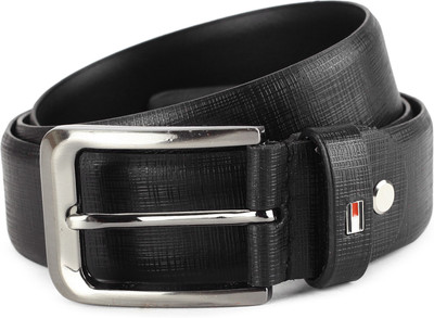

Tommy Hilfiger Men Formal Black Genuine Leather Belt