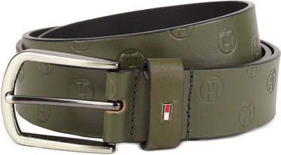 

Tommy Hilfiger Men Green Artificial Leather Belt, Olive