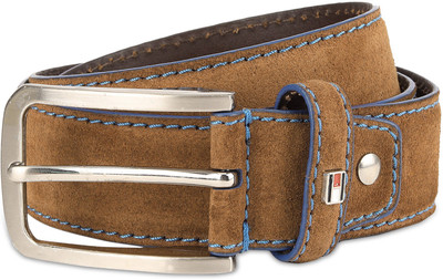 

Tommy Hilfiger Men Casual Brown Genuine Leather Belt, Mouse