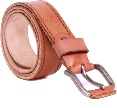 

BlackBuck Men Casual Tan Genuine Leather Belt