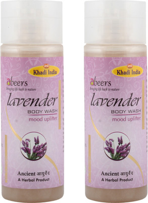 

khadi abeers LAVENDER BODY WASH - Set Of 2 Pcs(250 ml, Pack of 2)