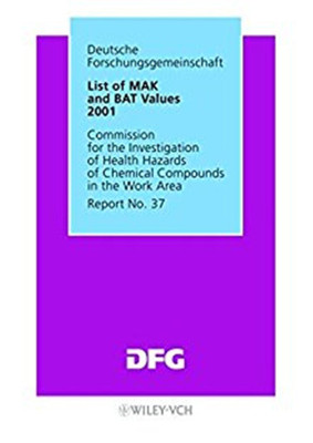 List of Mak and Bat Values: 2001(English, Paperback, Deutsche Forschungsgemeinschaft (DFG))