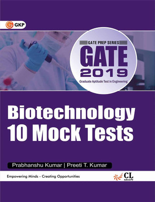 Gate Biotechnology 2019 (10 Mock Tests Includes Solved Papers 2012-2018) 6 Edition(English, Paperback, Kumar Prabhanshu)