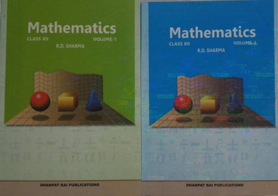 R.D. Sharma Mathematics For Class 12th Vol- I & II ( 2018-19 Edition )(English, Paperback, R.D. Sharma)