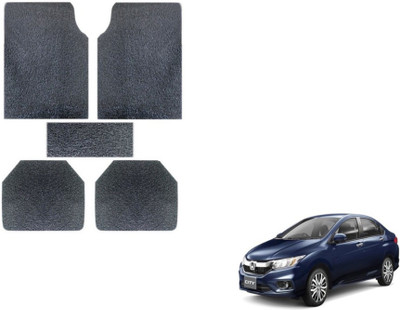 MOCKHE Rubber, Plastic Standard Mat For  Honda New City(Grey)