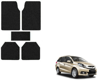 MOCKHE Rubber, Plastic Standard Mat For  Honda Mobilio(Black)