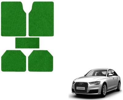 MOCKHE Rubber, Plastic Standard Mat For  Audi A6(Green)