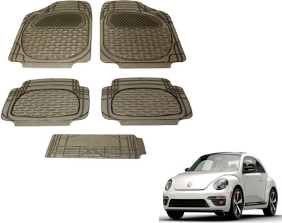 MOCKHE PVC (Polyvinyl Chloride) Standard Mat For  Volkswagen Beetle(Grey)