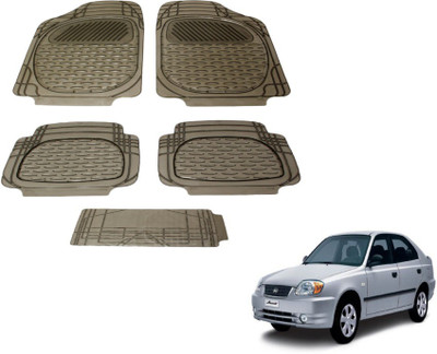 MOCKHE PVC (Polyvinyl Chloride) Standard Mat For  Hyundai Accent(Grey)