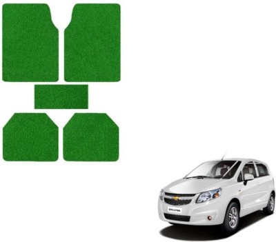 MOCKHE Rubber, Plastic Standard Mat For  Chevrolet Sail UVA(Green)
