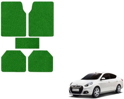 MOCKHE Rubber, Plastic Standard Mat For  Renault Scala(Green)