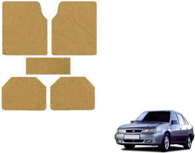 MOCKHE Rubber, Plastic Standard Mat For  Daewoo Cielo(Beige)