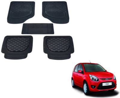 MOCKHE PVC (Polyvinyl Chloride) Standard Mat For  Ford Figo(Black)