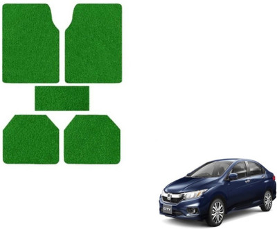 MOCKHE Rubber, Plastic Standard Mat For  Honda New City(Green)