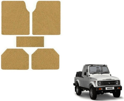 MOCKHE Rubber, Plastic Standard Mat For  Maruti Suzuki Gypsy(Beige)