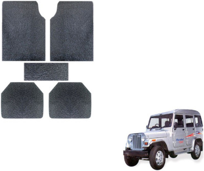 MOCKHE Rubber, Plastic Standard Mat For  Mahindra Marshal(Grey)