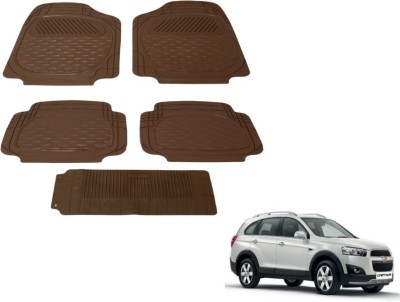 MOCKHE PVC (Polyvinyl Chloride) Standard Mat For  Chevrolet Captiva(Brown)