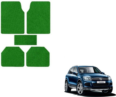 MOCKHE Rubber, Plastic Standard Mat For  Volkswagen Touareg(Green)