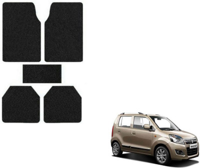 MOCKHE Rubber, Plastic Standard Mat For  Maruti Suzuki WagonR(Black)
