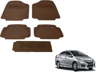 MOCKHE PVC (Polyvinyl Chloride) Standard Mat For  Honda New City(Beige)