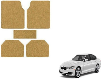 MOCKHE Rubber, Plastic Standard Mat For  BMW 520i(Beige)