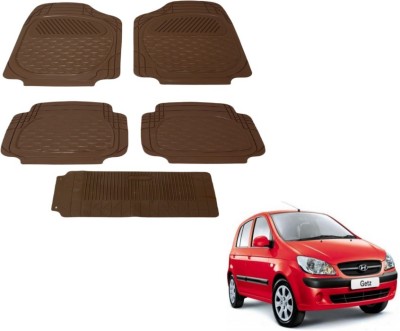 MOCKHE PVC (Polyvinyl Chloride) Standard Mat For  Hyundai Getz(Brown)