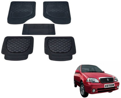 MOCKHE PVC (Polyvinyl Chloride) Standard Mat For  Maruti Suzuki Esteem(Black)