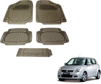 MOCKHE PVC (Polyvinyl Chloride) Standard Mat For  Maruti Suzuki Swift(Grey)