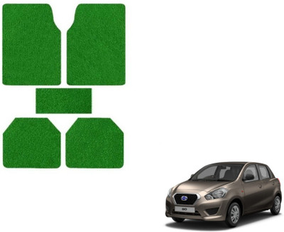 MOCKHE Rubber, Plastic Standard Mat For  Datsun Go(Green)