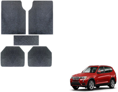 MOCKHE Rubber, Plastic Standard Mat For  BMW X3(Grey)