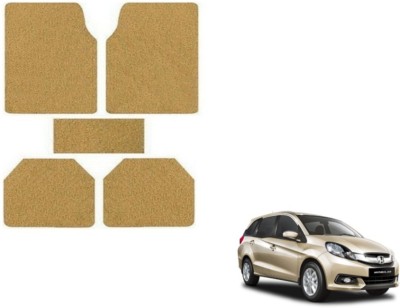 MOCKHE Rubber, Plastic Standard Mat For  Honda Mobilio(Beige)