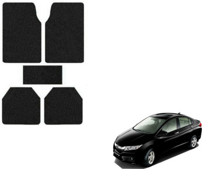 MOCKHE Rubber, Plastic Standard Mat For  Honda City(Black)