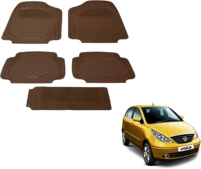 MOCKHE PVC (Polyvinyl Chloride) Standard Mat For  Tata Indica Vista(Beige)