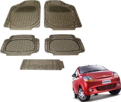 MOCKHE PVC (Polyvinyl Chloride) Standard Mat For  Chevrolet Spark(Grey)