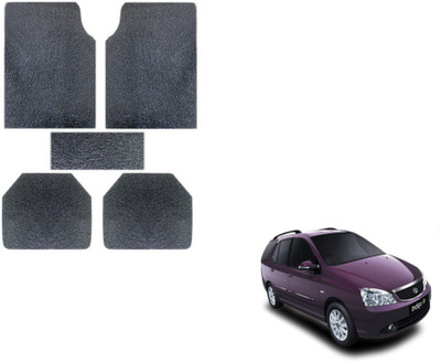 MOCKHE Rubber, Plastic Standard Mat For  Tata Indigo Marina(Grey)