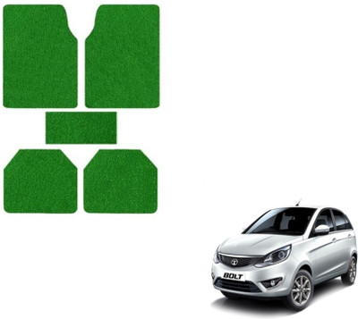 MOCKHE Rubber, Plastic Standard Mat For  Tata Bolt(Green)