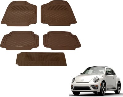 MOCKHE PVC (Polyvinyl Chloride) Standard Mat For  Volkswagen Beetle(Brown)