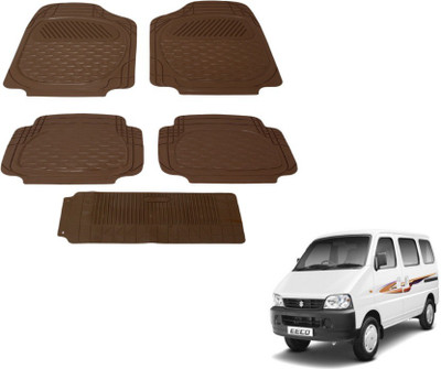 MOCKHE PVC (Polyvinyl Chloride) Standard Mat For  Maruti Suzuki Eeco(Brown)