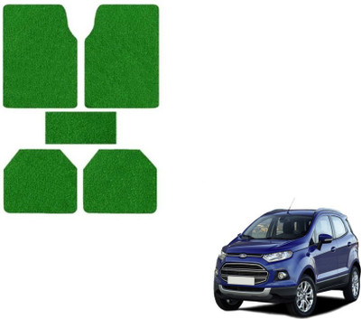 MOCKHE Plastic, Rubber Standard Mat For  Ford Ecosport(Green)