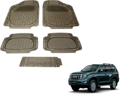 MOCKHE PVC (Polyvinyl Chloride) Standard Mat For  Toyota Land Cruiser Prado(Grey)