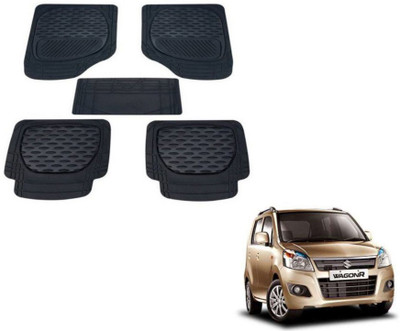 MOCKHE PVC (Polyvinyl Chloride) Standard Mat For  Maruti Suzuki WagonR(Black)
