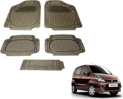 MOCKHE PVC (Polyvinyl Chloride) Standard Mat For  Maruti Suzuki Zen Estilo(Grey)