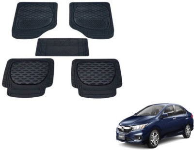 MOCKHE PVC (Polyvinyl Chloride) Standard Mat For  Honda New City(Black)