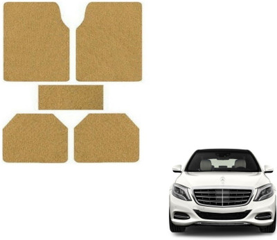 MOCKHE Rubber, Plastic Standard Mat For  Mercedes Benz S-Class(Beige)