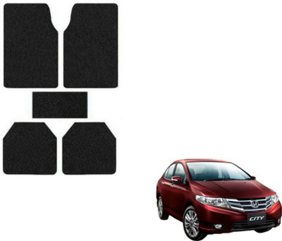 MOCKHE Rubber, Plastic Standard Mat For  Honda City(Black)