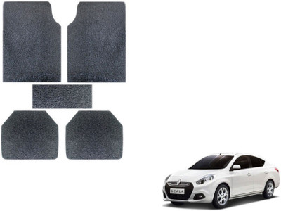 MOCKHE Rubber, Plastic Standard Mat For  Renault Scala(Grey)